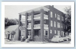Excelsior Springs Missouri Postcard Colonial Hotel Exterior View Building 1940