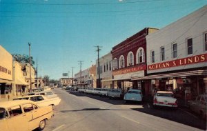 Brookhaven Mississippi Cherokee Street, Street Scene Vintage Postcard TT0010