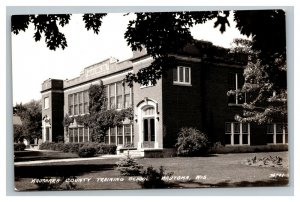 Vintage 1930's RPPC Postcard Waushara County Training School Wautoma Wisconsin