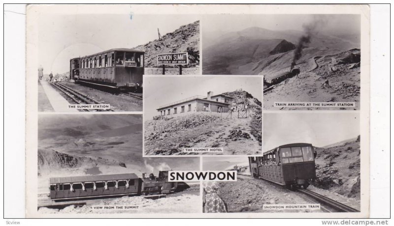RP, 5-Views, The Summit Station, Train Arriving At The Summit Station, Etc., ...