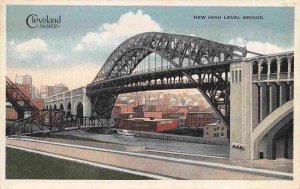 New High Level Bridge Cleveland Ohio 1920c postcard