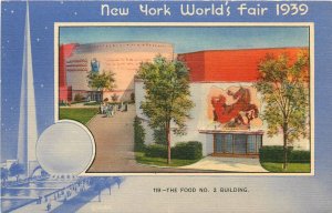 Postcard 19.39 New York Exposition Food #2 building Miller NY24-2050