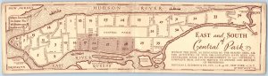East And South Of Central Park Postal History Douglas L. Elliman & Co. Postcard
