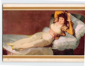 Postcard The Dressed Maja By Goya, Museo Del Prado, Madrid, Spain