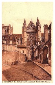 France Auxerre   La Cathedrale Portail St.Elienne