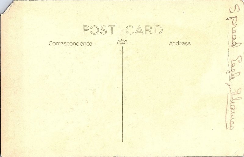 RPPC Spread Eagle Hotel Thame, Oxfordshire Historic Coaching Inn