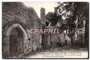 Clisson - Entrance of the Chateau Chapel - Old Postcard