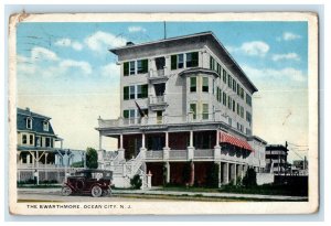 1919 Swarthmore Building Exterior View Ocean City New Jersey NJ Vintage Postcard 