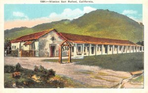 MISSION SAN RAFAEL Marin County, California c1930s Vintage Postcard