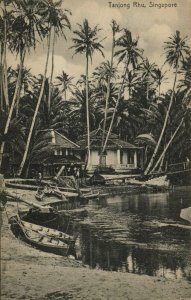 PC CPA SINGAPORE, TANJONG RHU, Vintage Postcard (b18720)