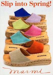 Advertising Shoes marmi Spring Collection 2002