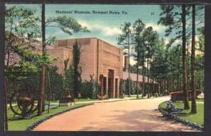 Mariner's Museum Newport News VA Postcard 4128