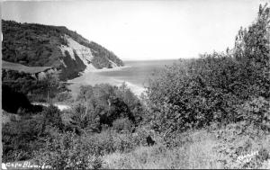 RPPC Cape Blomidon, Bay of Fundy Nova Scotia Real Photo NS Vintage Postcard L12