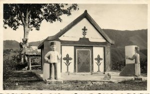 indonesia, SUMATRA PRAPAT, Batak Grave, Funerary Monument (1920s) RPPC Postcard