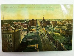 Vintage Postcard 1910's Looking East Chamber of Commerce Building Rochester NY