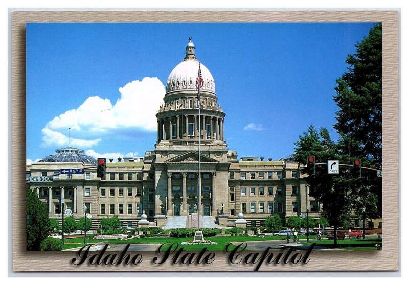 Postcard Continental View Idaho State Capitol Boise Idaho