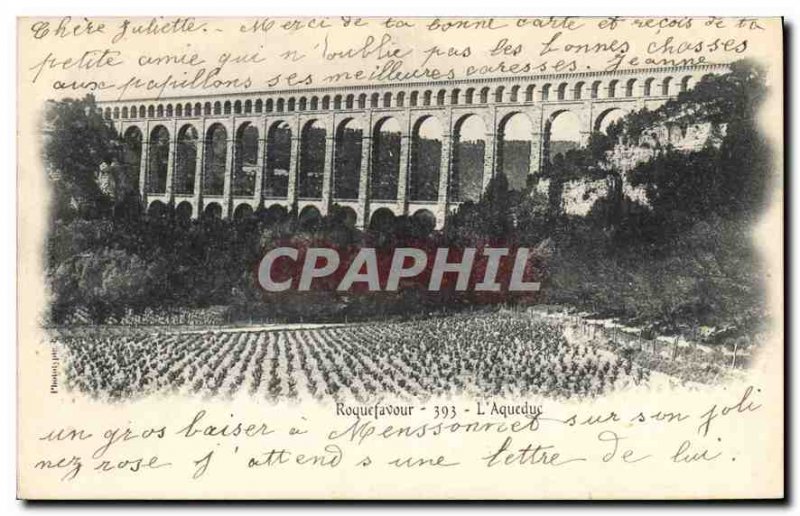 Postcard Old Roquefavour Aqueduct