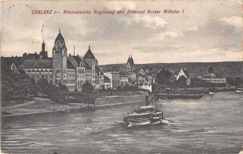 BR72441 ship bateaux coblenz koblenz rheinansicht  germany