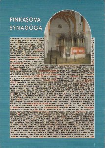 JUDAICA, Pinkas Synagogue, Prague, Czech Republic, Holocaust Related, Names Cont