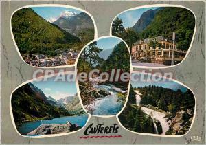 Modern Postcard The Pyrenees Cauterets General view a casino gave the Gaube L...