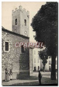 Postcard Old Place Godeau Vence Tower of the Women & # 39eglise