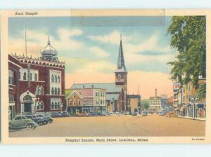 Linen STREET SCENE Lewiston Maine ME hs3572