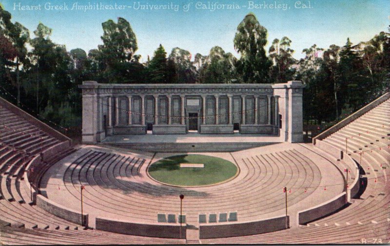 California Berkeley Hearst Greek Amphitheatre University Of California
