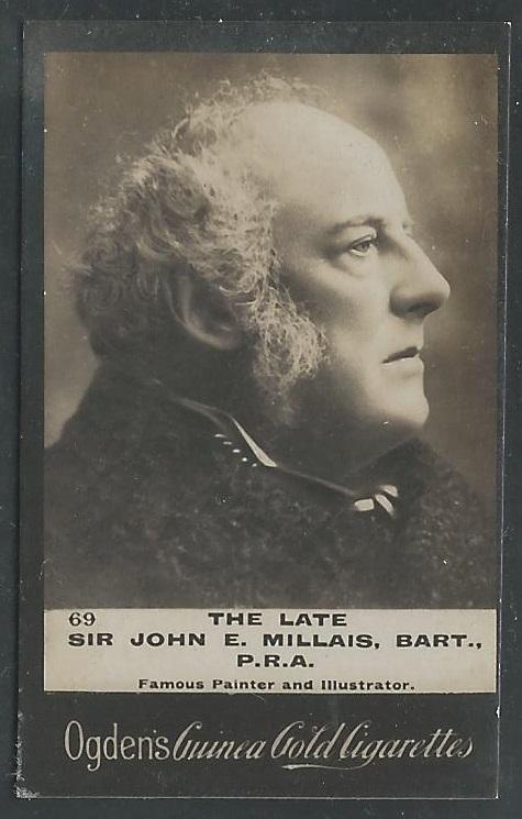 Ogden's Guinea Gold SIR JOHN E. MILLAIS Cigarettes Card. Few small faults