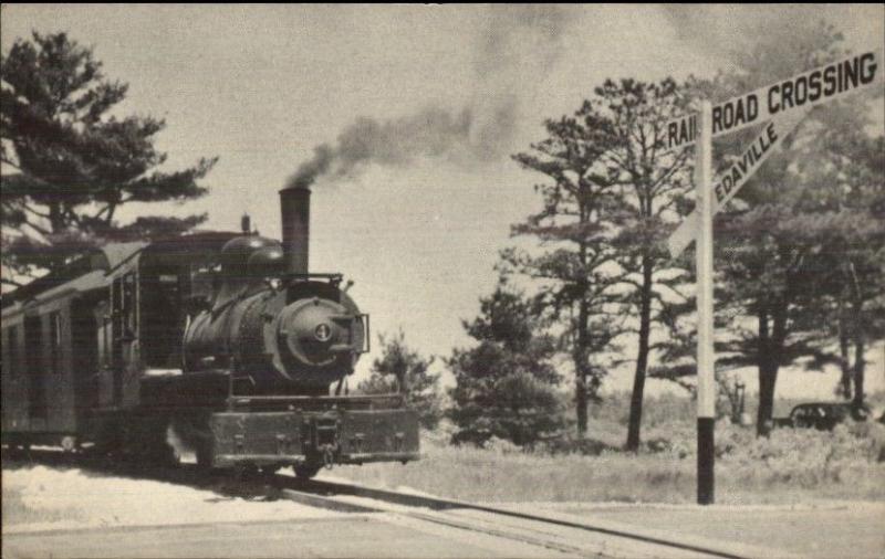 Edaville RR Train Engine #4 Postcard