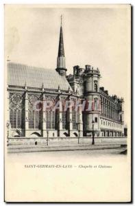 Old Postcard Saint Germain en Laye and Chateau Chapel