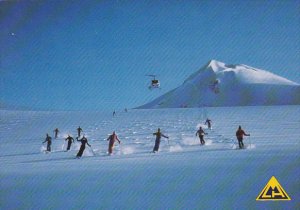 Skiing Down Oregon South In Cariboos Banff Alberta Canada