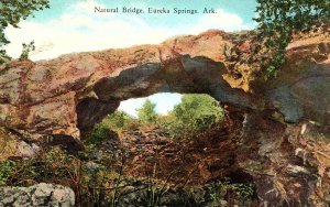 c1910 EUREKA SPRINGS ARKANSAS NATURAL BRIDGE UNPOSTED POSTCARD P622