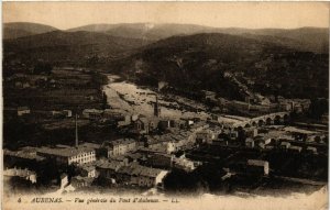 CPA AUBENAS - Vue générale du Pont d'AUBENAS (484554)