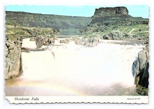 Shoshone Falls Snake River Twin Falls Idaho Postcard Continental View Card