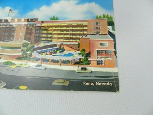 Vintage Postcard Riverside Hotel On the Truckee River, Reno, Nevada c1940's