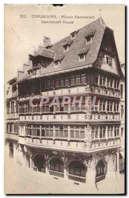 Postcard Old Strasbourg Maison Kammerzell