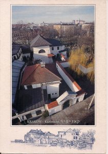 JUDAICA, Remuh Synagogue, Krakow, Kazimierz Poland, Jewish Life, Oversize PC