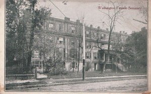 Postcard Washington Female Seminary Washington PA