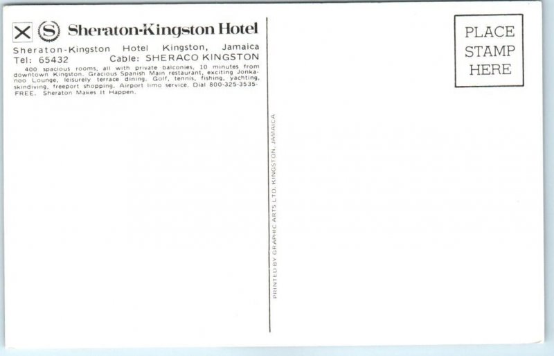 Postcard - Sheraton-Kingston Hotel - Kingston, Jamaica