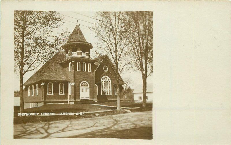 Antrim New Hampshire Methodist Church undivided C-1905 Postcard 21-7988