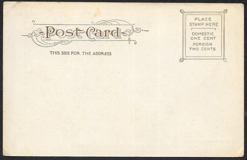 Elevated Road & Bowery New York New York Unused c1905