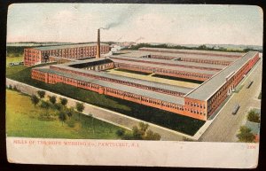 Vintage Postcard 1907-1915 Mills, Hope webbing Co., Pawtucket, Rhode Island (RI)