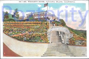 MR WRIGLEY'S HOUSE SANTA CATALINA CALIFORNIA