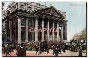 Postcard Old Mansion House london