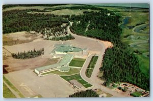 1960 Anchorage Alaska Postcard New High School Aerial View Building Unposted