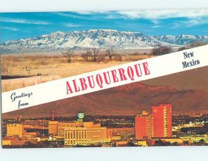 Unused Pre-1980 TWO VIEWS ON ONE POSTCARD Albuquerque New Mexico NM i0242@