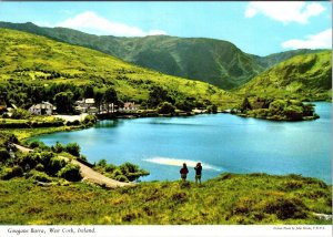 Gougane Barra, West Cork Ireland  HOMES~LOUGH ALLUA LAKE~HIKERS  4X6 Postcard