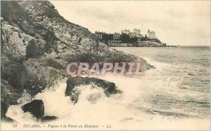 Old Postcard Dinard has Vogues Pointe du Reel