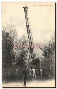 Postcard Old Army Artillery Scale d & # 39observatoire