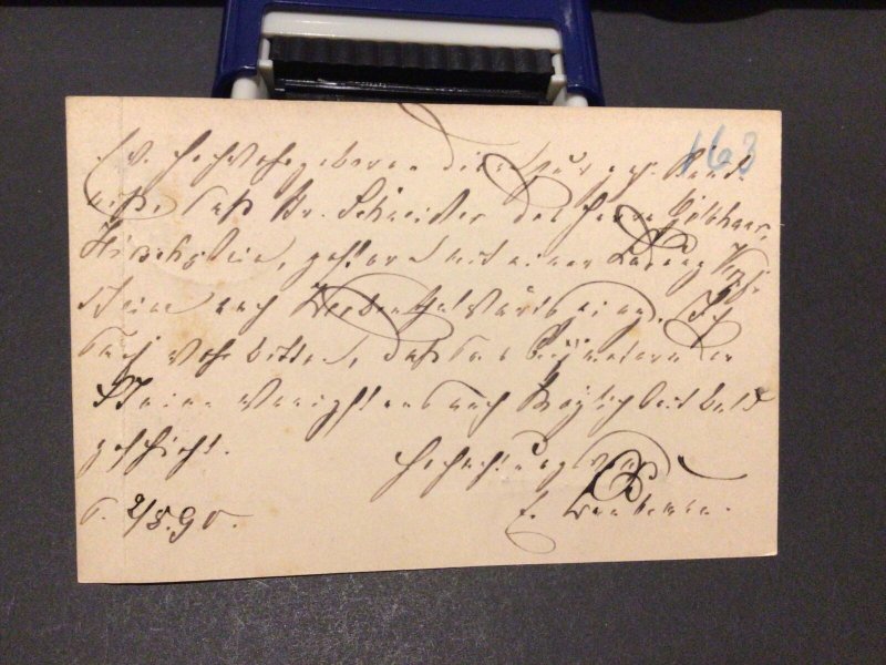 Leipzig Dobeln Dresden Bahnpost zug  correspondence post card Ref 59635  